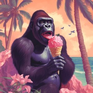 Read more about the article Ice Cream Gorilla | Express Weeds Shop