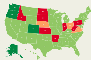 Read more about the article Map of States That Legalized Weed: A Comprehensive Guide